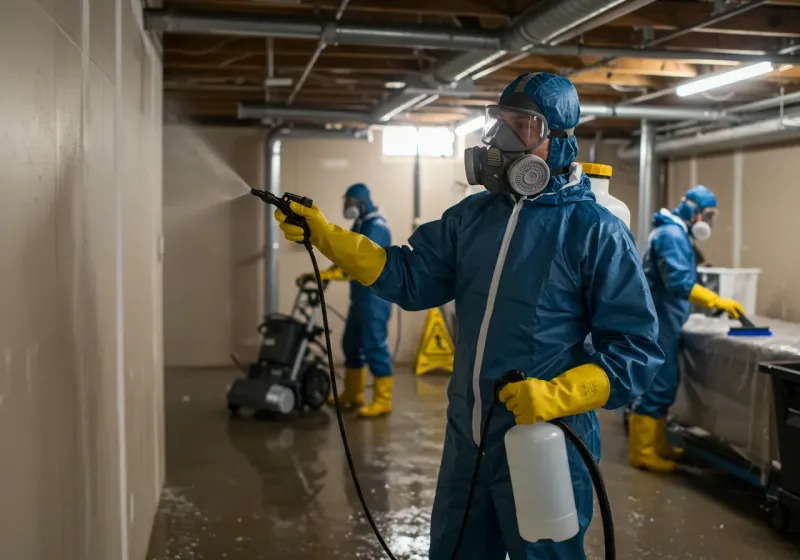 Basement Sanitization and Antimicrobial Treatment process in Elkhart, TX